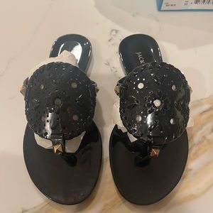 Jack Rogers toddler girls black Georgica Jelly sandals - Size 11